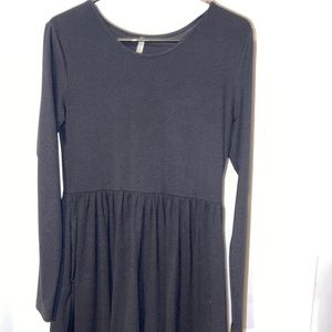 Long sleeve casual dress